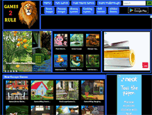 Tablet Screenshot of games2rule.com